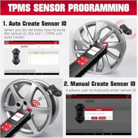 LAUNCH X431 TSGun TPMS aktivace, přeučování, resetování a programování snímačů TPMS, práce s X431 V/V+, PRO3S+, Pro5 a PAD V atd